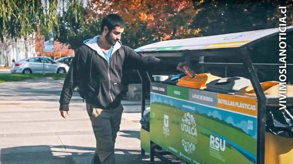 Universidad maulina aumentó porcentaje de reciclaje en 28%