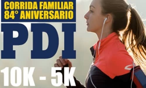 PDI invita a corrida familiar por 84° aniversario
