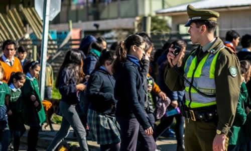 Carabineros participó en simulacro de terremoto y tsunami en Constitución