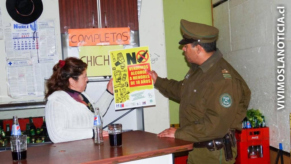 Senda inicia campaña para evitar venta de alcohol a menores en Hualañé
