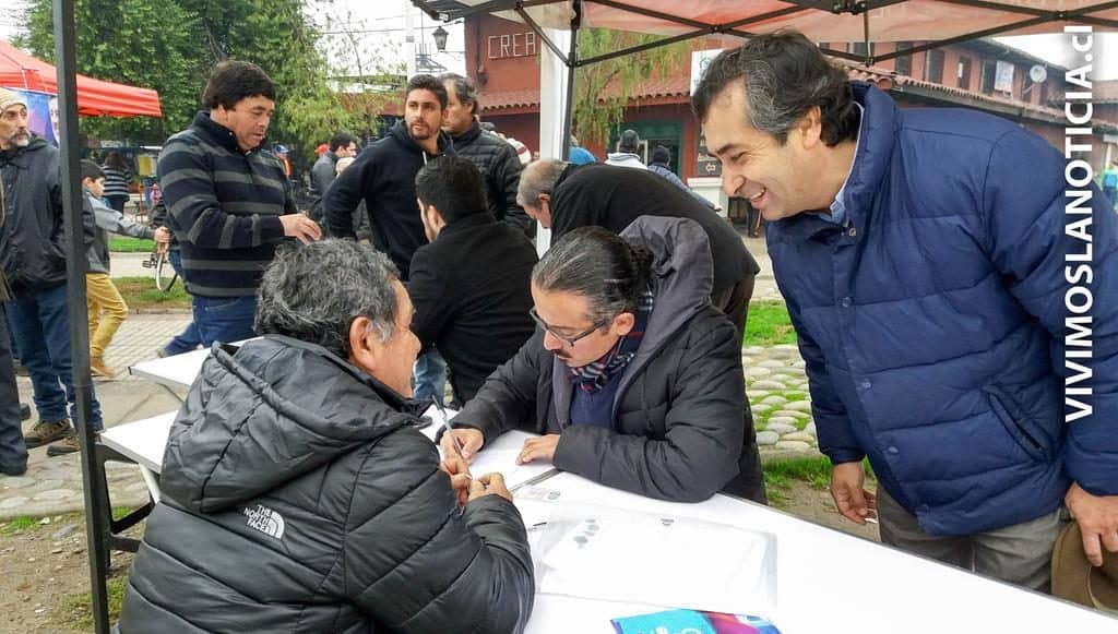 Región del Maule supera las 2 mil firmas por Guillier