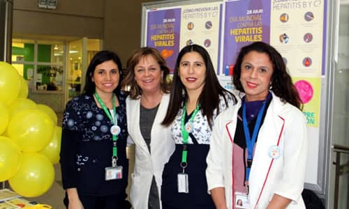 Hospital regional de O'Higgins conmemora "Día Internacional de la Hepatitis”