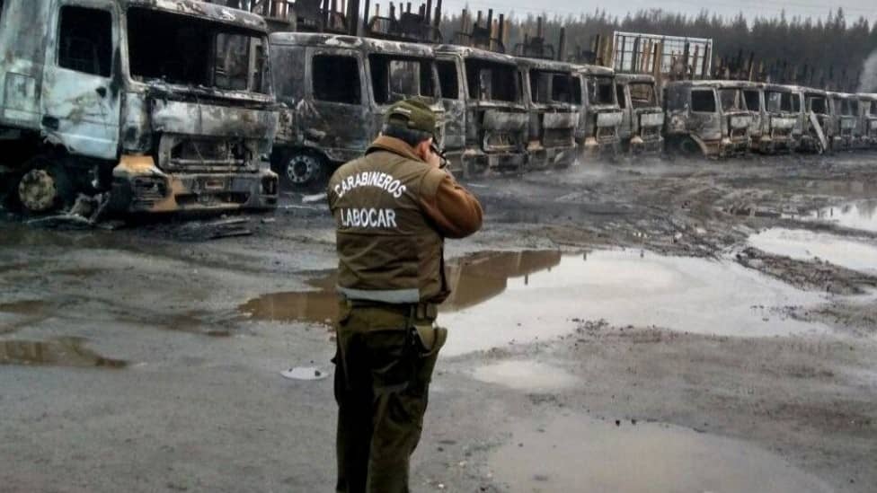 Gobierno invocará Ley Antiterrorista tras ataque incendiario en el sur