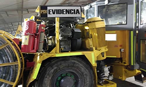 Recuperan maquinaria minera avaluada en más de $400 millones