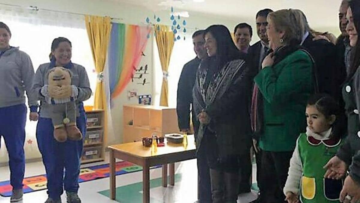 96 menores acoge jardín infantil inaugurado por la presidenta