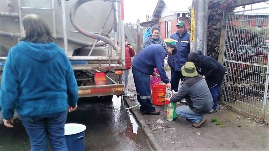 Rápida reacción municipal permitió abastecer de agua a Cordillerilla