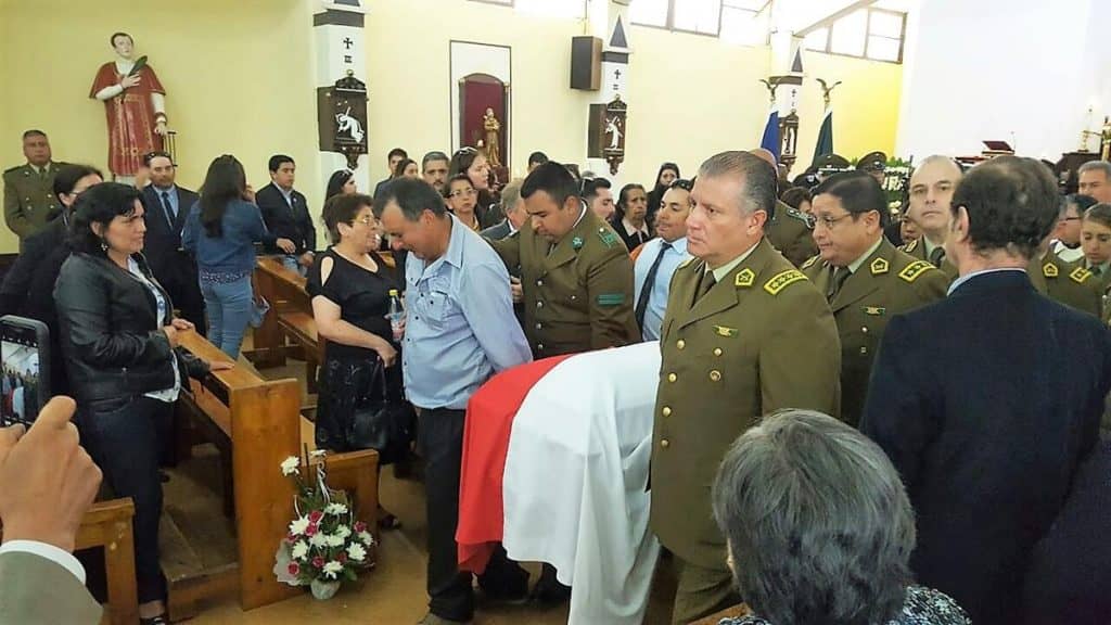 Con honores fue despedido mártir 1.201 de Carabineros de Chile