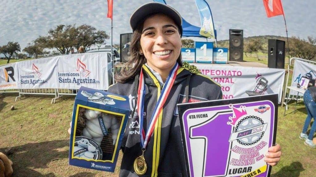 Tania González se tituló campeona de Chile del motociclismo enduro femenino