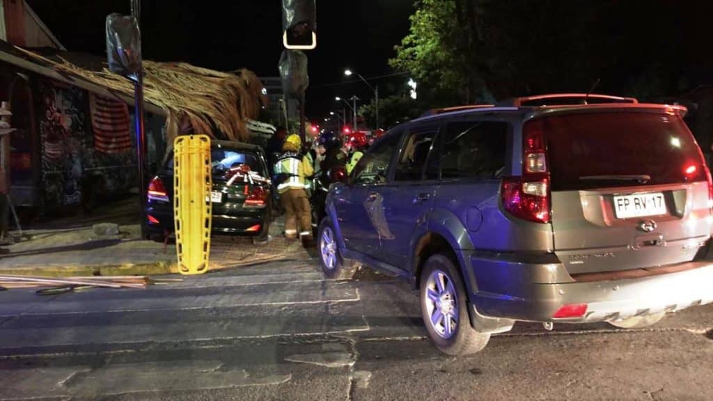 Violento accidente de tránsito en Alameda de Curicó