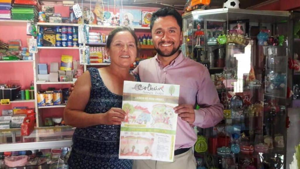 Colbún inicia distribución de bolsas ecológicas