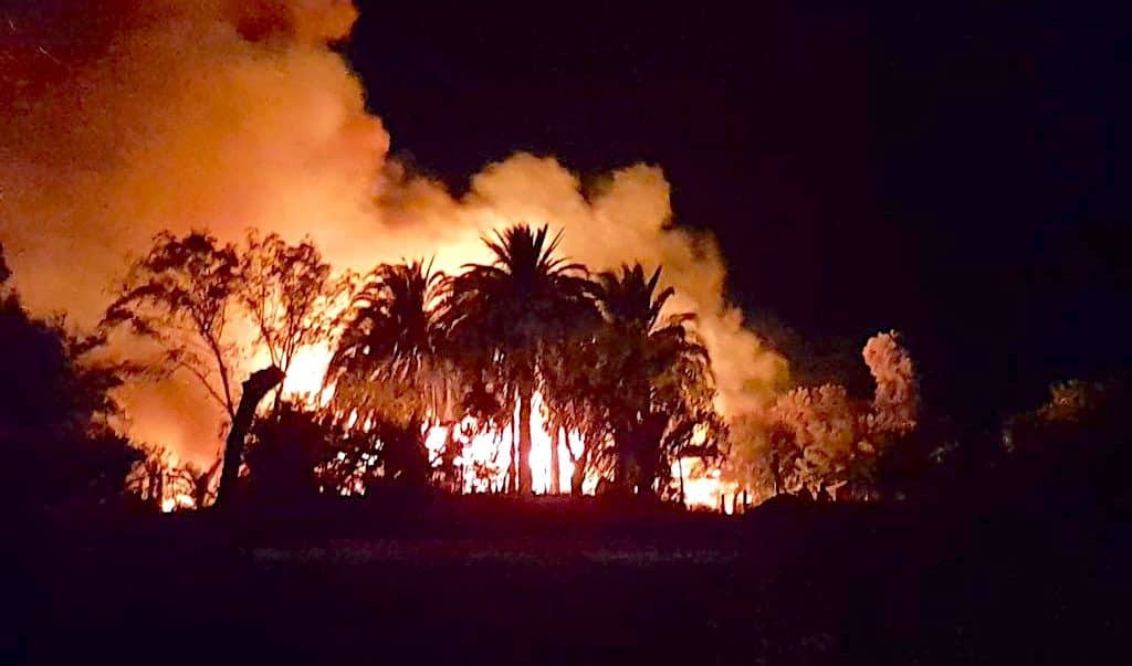 Incendio consume casas patronales en “El Carmelo” de Hualañé