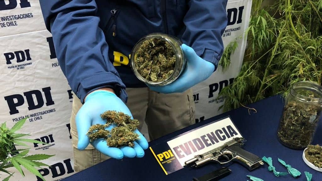 Detenido sujeto que traficaba drogas en plaza de Panimávida