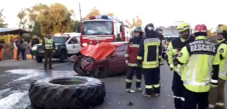 Conductor muere en violento accidente en camino a San Clemente