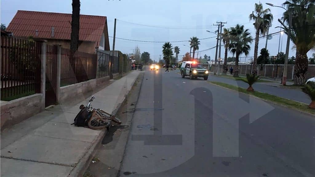 Falleció ciclista involucrada en violenta colisión frente al Estadio de Rauco