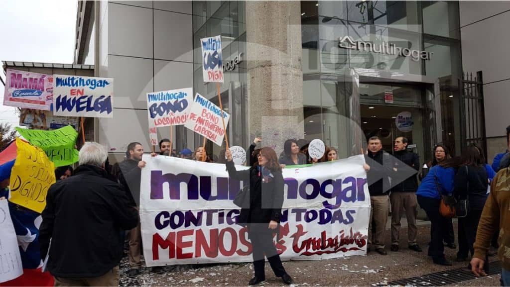 Trabajadores de Multihogar iniciaron huelga legal