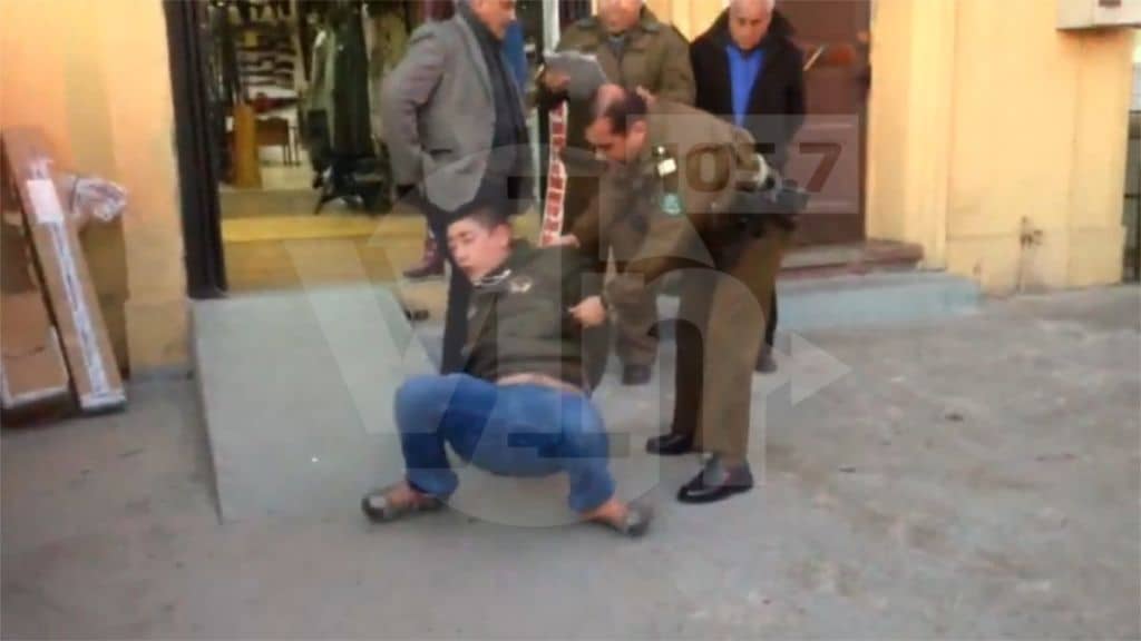 Comerciante curicano se pudo ir preso tras agredir a delincuente