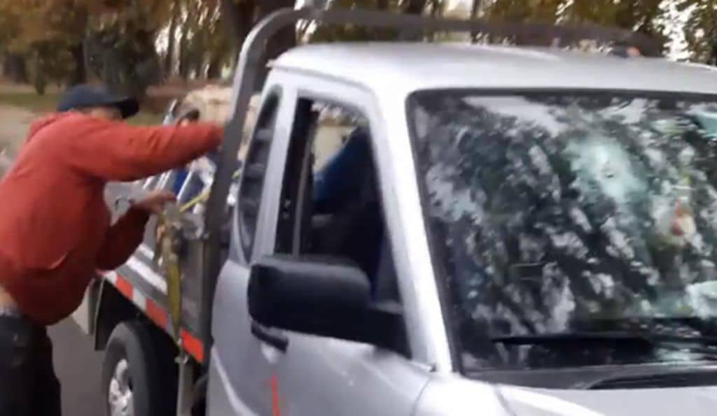 Conductores protagonizan fuerte altercado en salida sur de Curicó