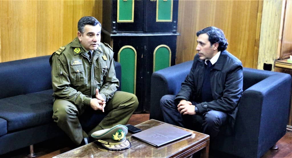 General de Carabineros y Alcalde de Romeral abordaron temas de seguridad