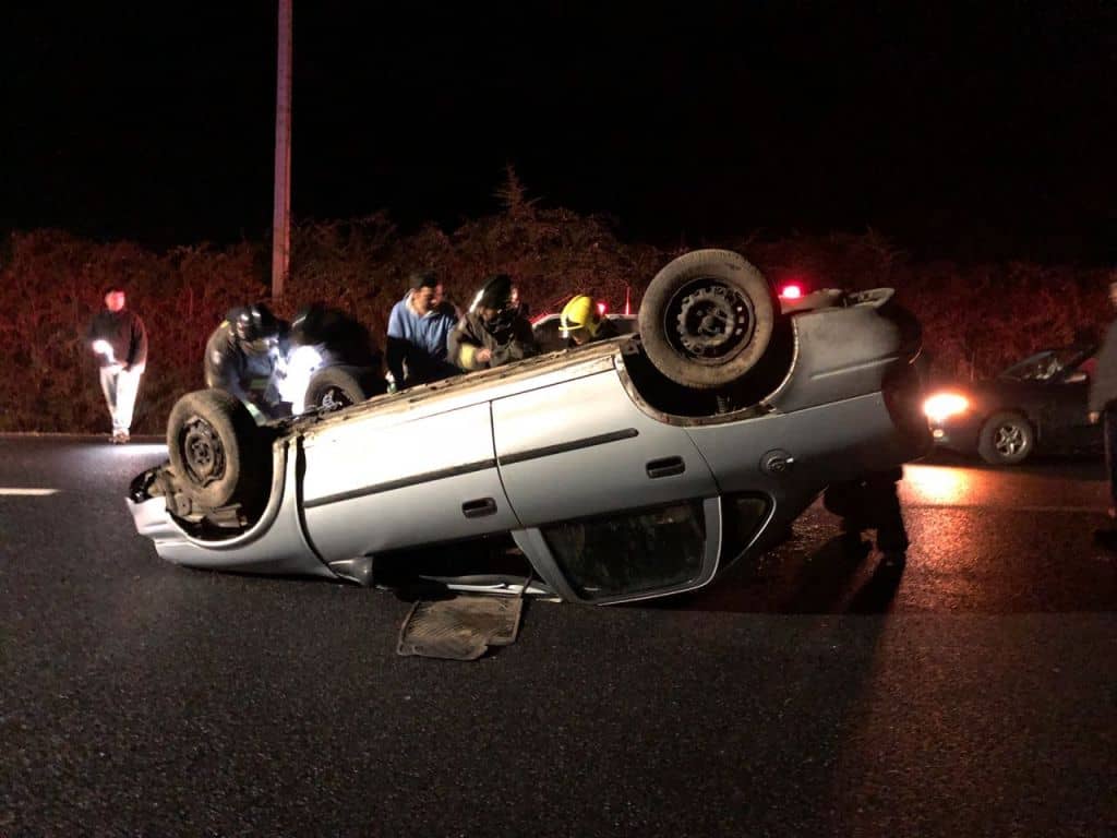 Lluvias provocan dos accidentes de tránsito en las últimas horas
