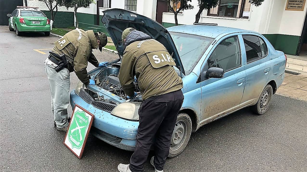 Detenido joven rauquino que circulaba en auto robado