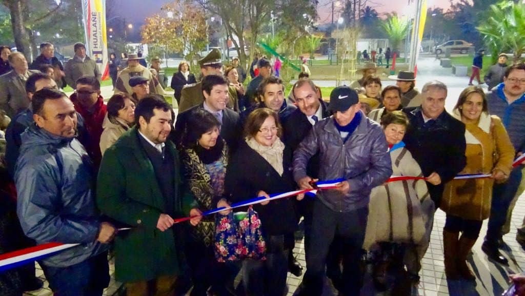Inauguran espacios públicos en Huerta de Mataquito