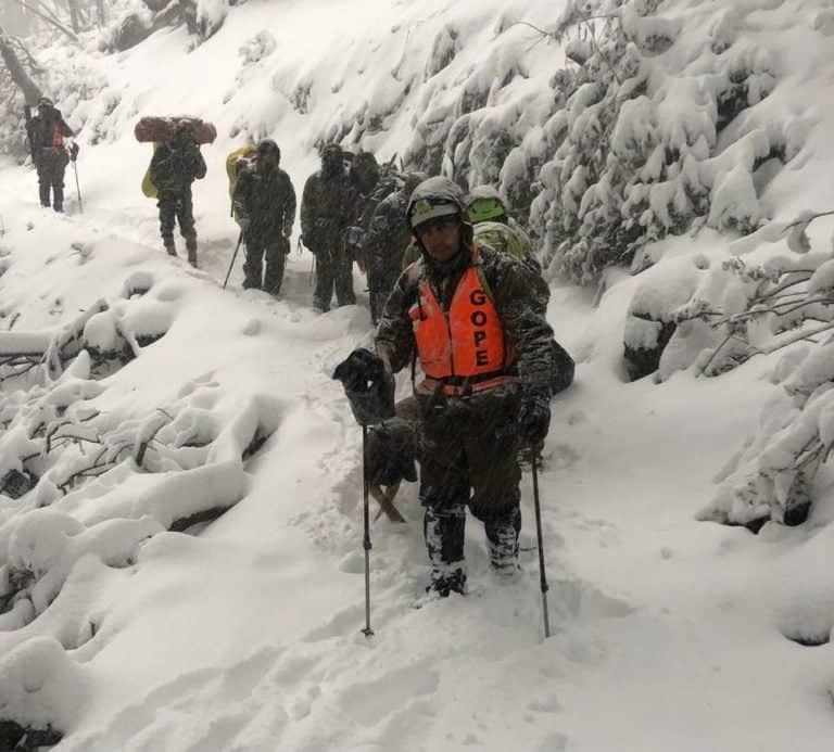 GOPE realizó curso de montaña y frontera a segundo grupo de Carabineros