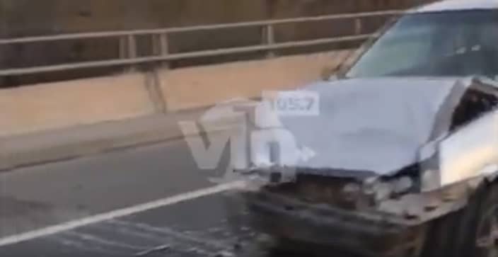 [VIDEO] Choque por alcance en puente Guaiquillo generó fuerte taco