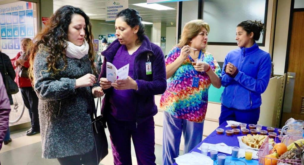 Hospital de Curicó celebró semana de la lactancia materna