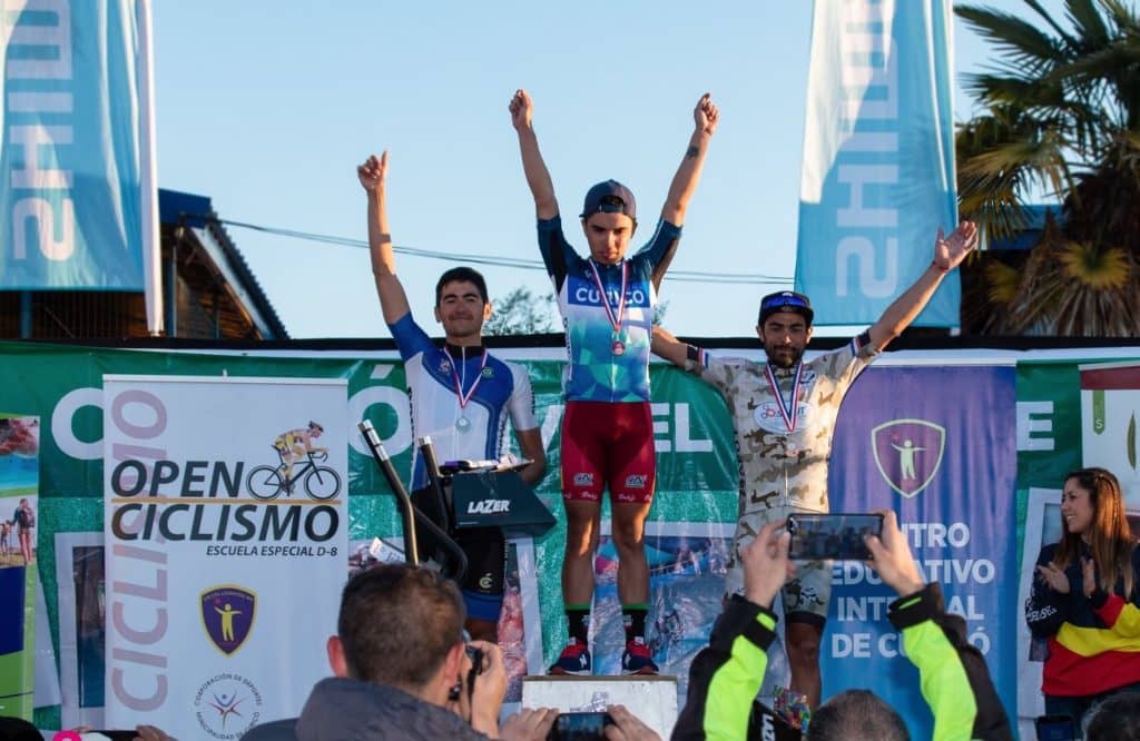 Matías Arriagada se quedó con la jornada sabatina del Open de Ciclismo del Centro Educativo Integral