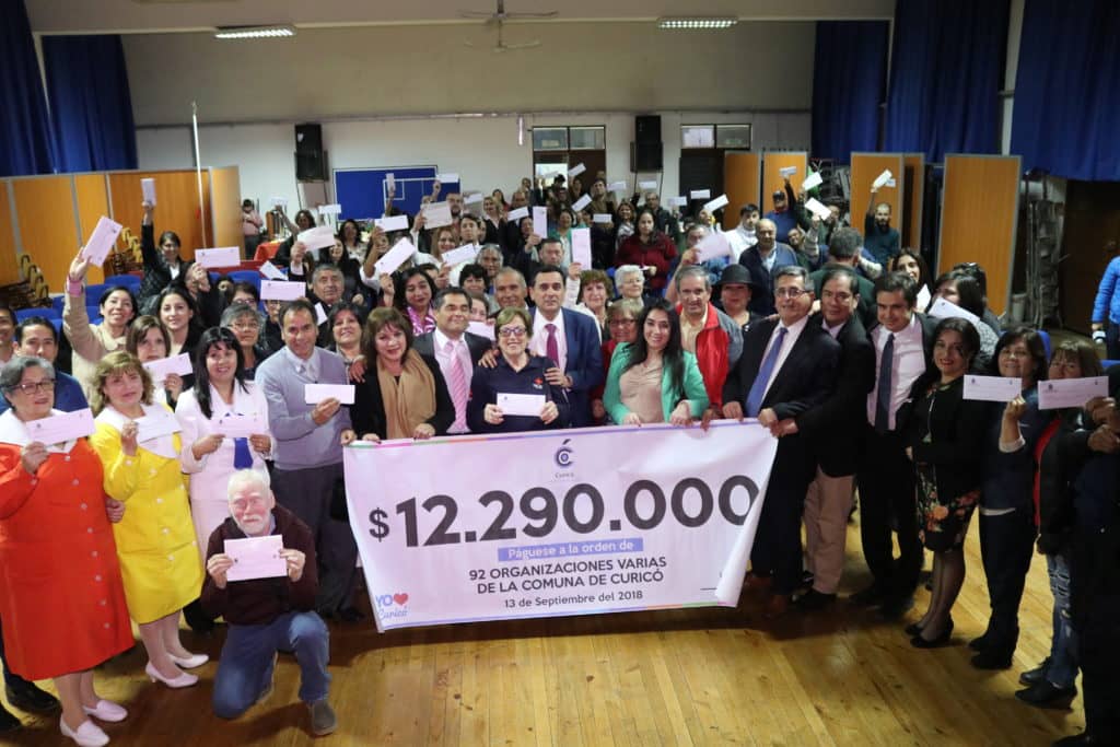 Más de 90 organizaciones curicanas recibieron subvención municipal