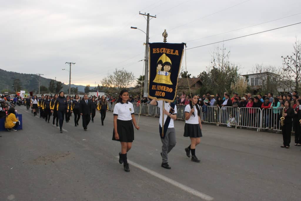 Tradicionales desfiles se realizaron en Rauco