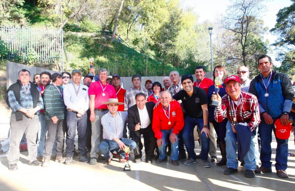 La rayuela tiene campeones en esta Fiesta de la Chilenidad