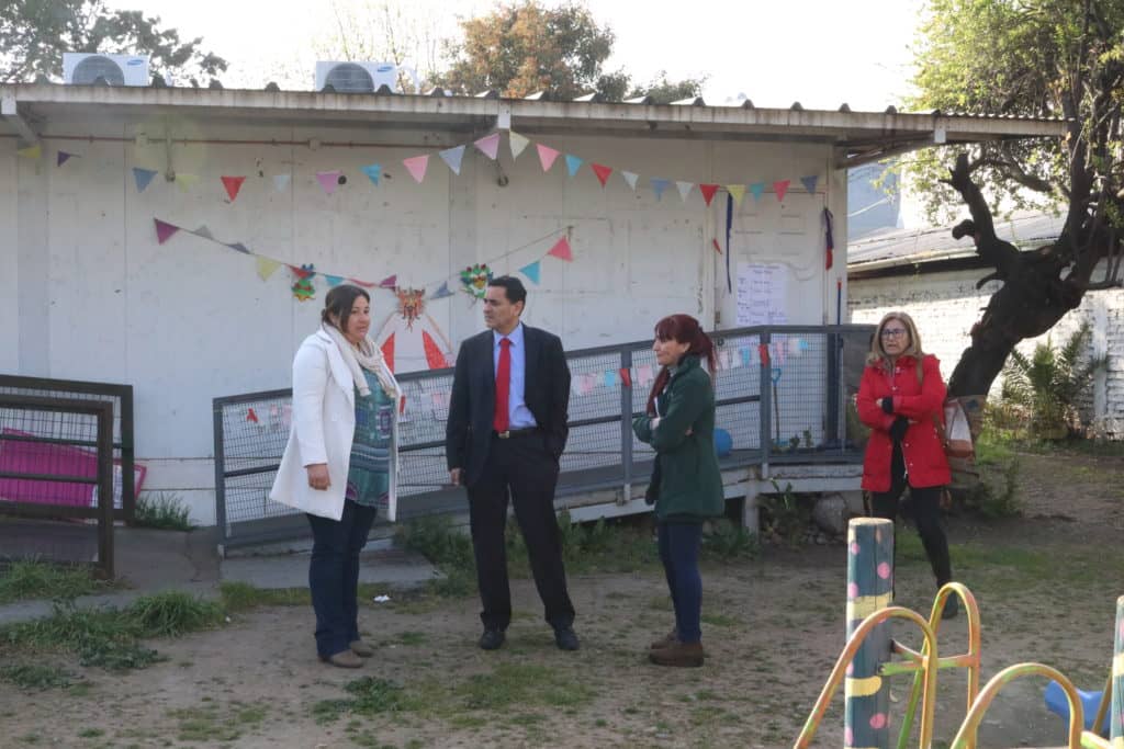 Alcalde Javier Muñoz presentó propuesta de seguridad para jardín infantil Globito