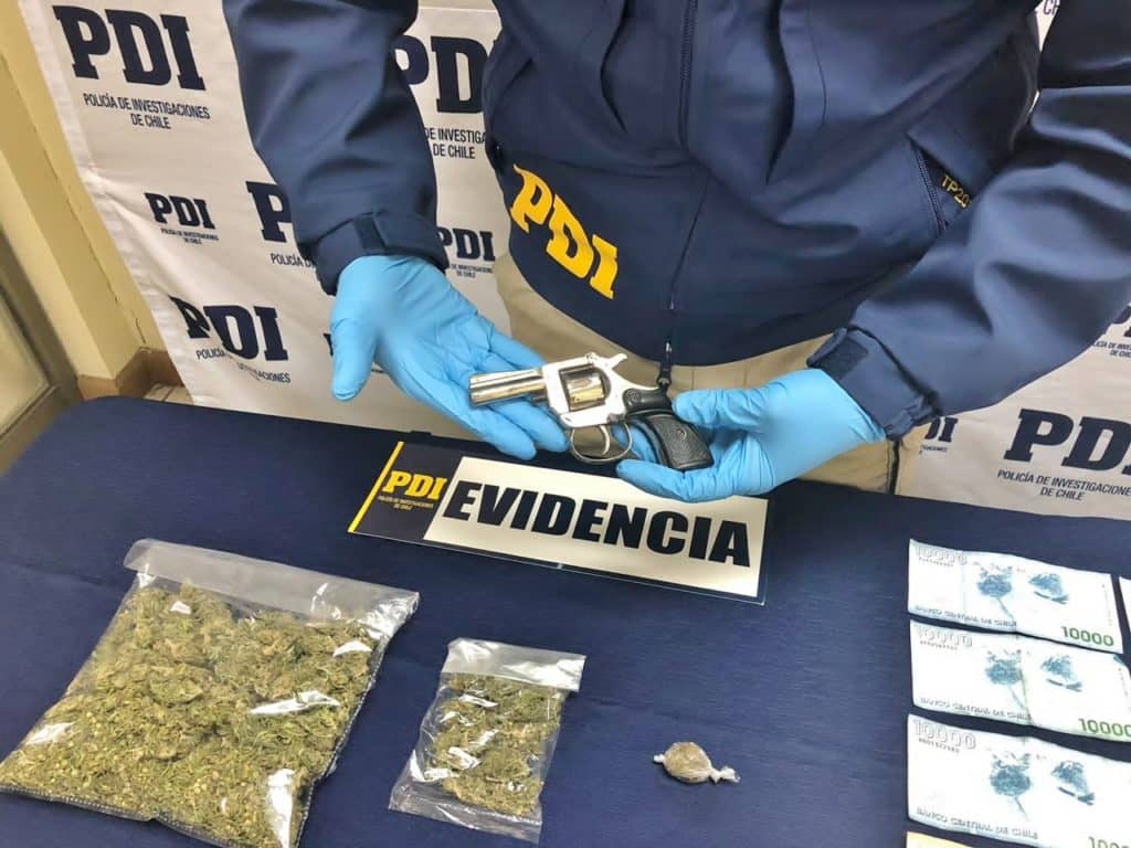 PDI eliminó foco de microtráfico de drogas en Linares
