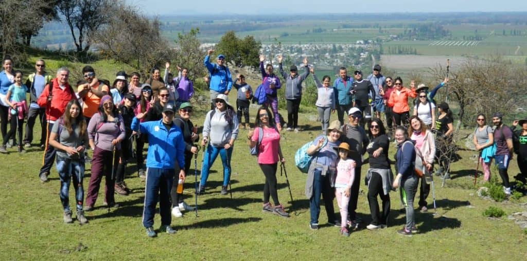 Los "Trekkeros" se preparan para subir este domingo El Bolsón