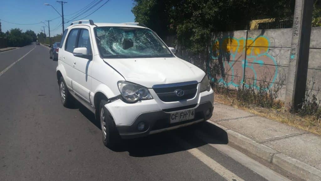 Accidente de tránsito en avenida Rauquén
