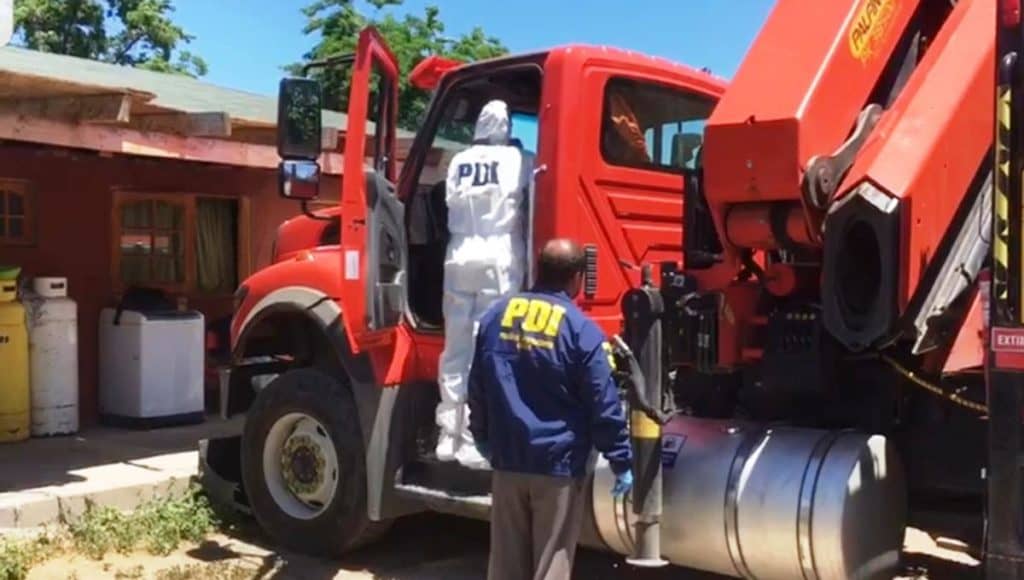 PDI aclara violento robo de camiones