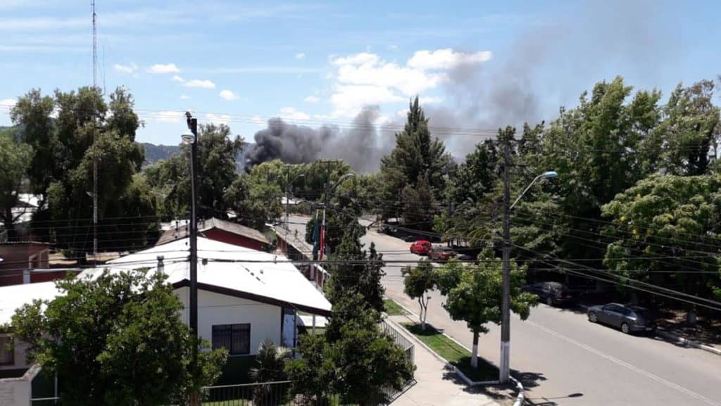 Incendio declarado en Sagrada Familia