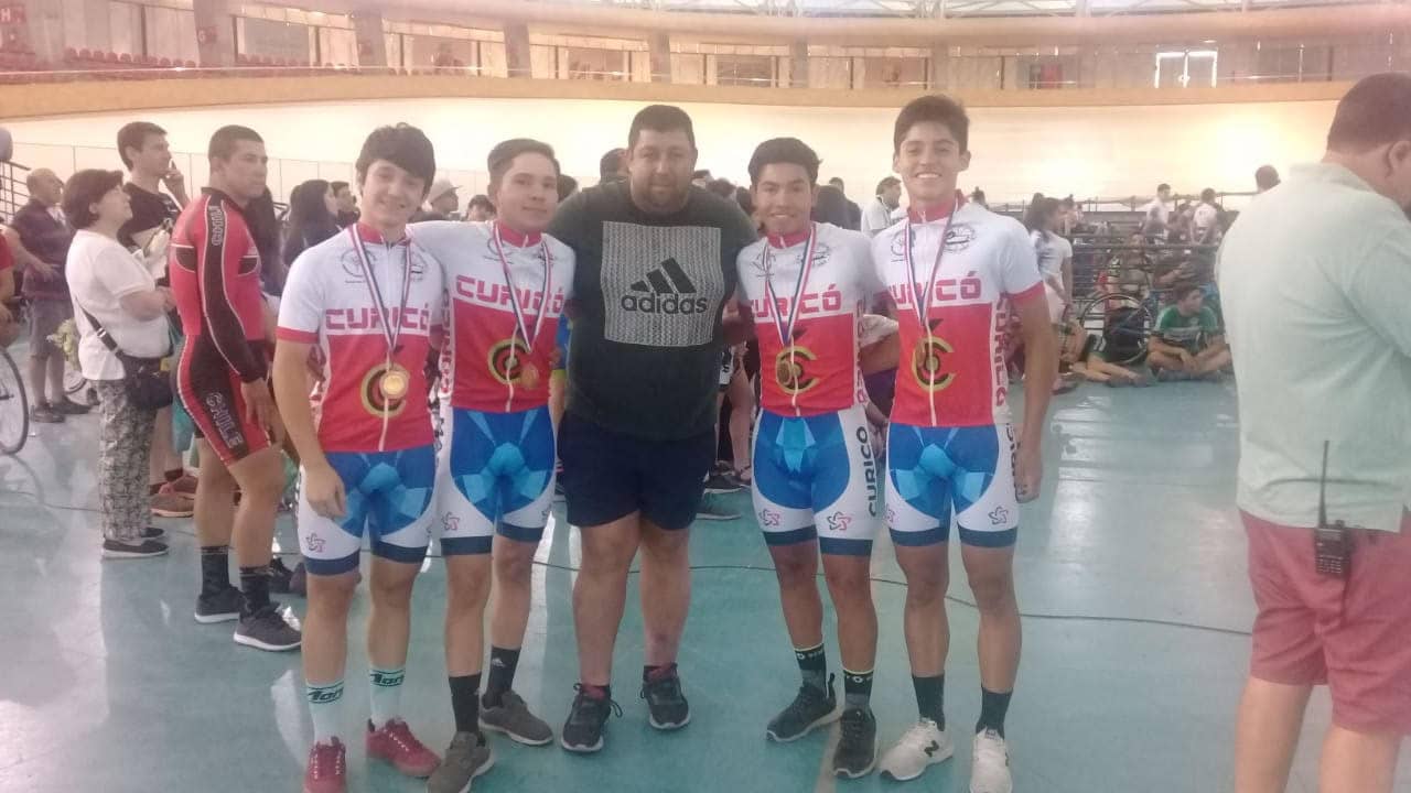 Exitosa participación de ciclistas curicanos en Nacional de Pista en Santiago