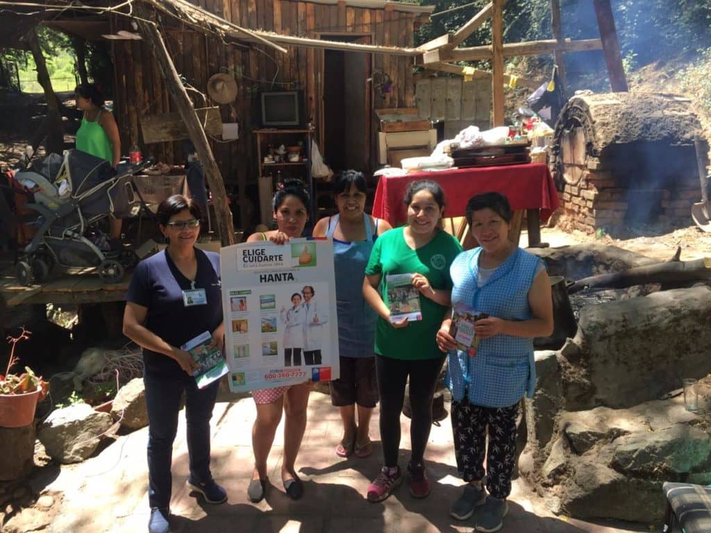 Cesfam Los Niches realiza campaña preventiva del Hanta Virus