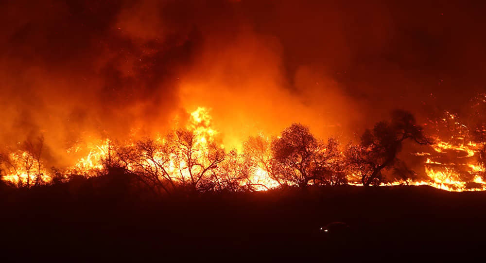 22 incendios forestales siguen activos en el centro sur del país