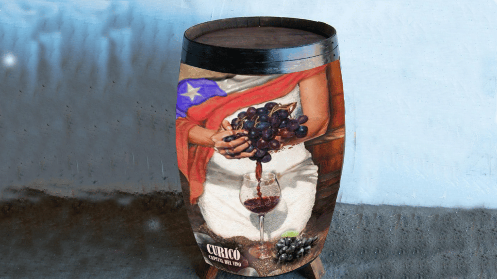 Artistas pintarán barricas de vino en Mall Curicó