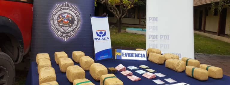 Traficantes de droga condenados en Curicó suman 19 años de prisión