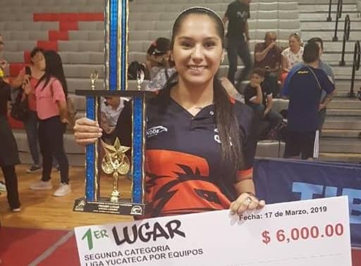 Orgullo curicano: Judith Morales consiguió el primer lugar en torneo de tenis de mesa en México