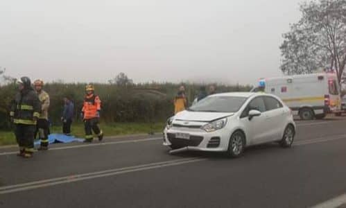 Ciclista falleció tras colisión en el cruce El Boldal de Romeral