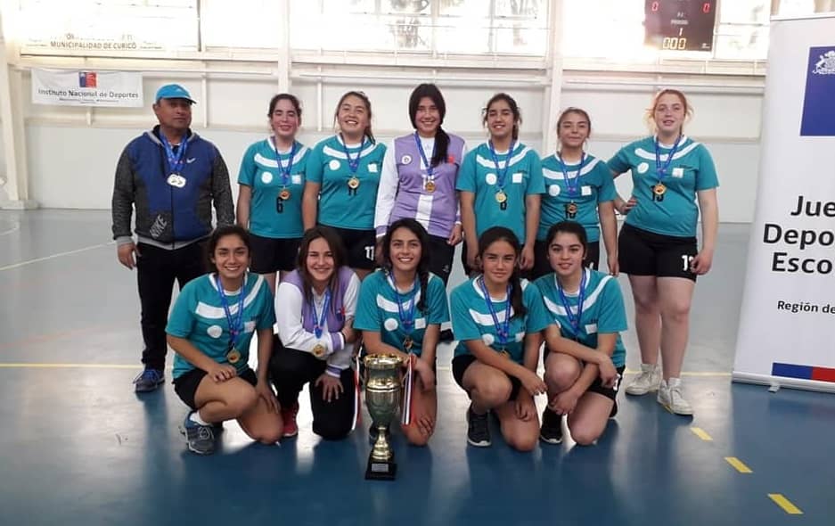 Dramática igualdad entre el Maule y la Araucanía en el balonmano de los Juegos Deportivos