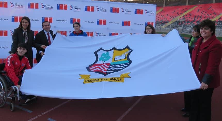 Clara Morales y Diego Silva portarán la bandera de la Región del Maule en los  Nacionales y Paranacionales