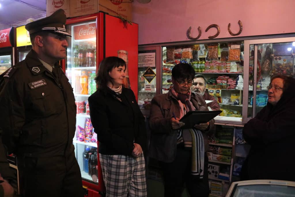 Gobernadora de Curicó y alcaldesa de Teno encabezaron operativo policial preventivo