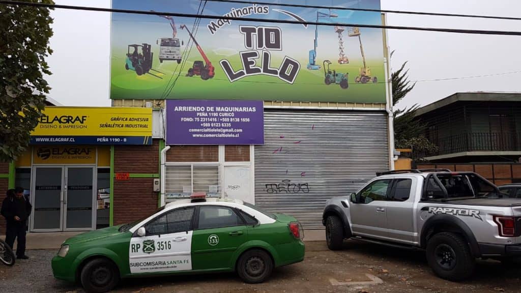 Millonario robo afectó a local de maquinarias “Tío Lelo” en Curicó