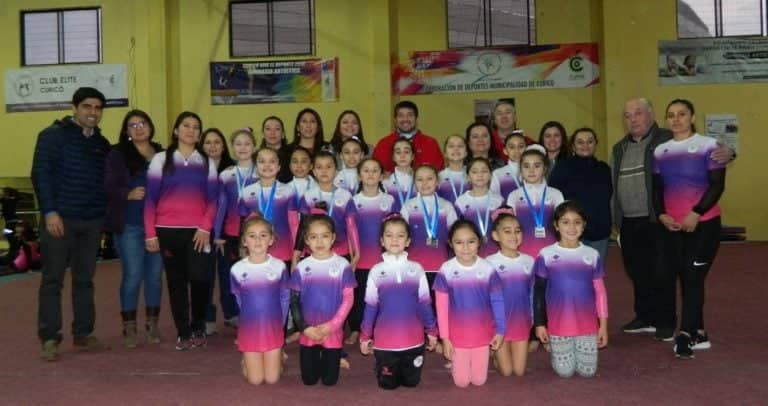 Excelente participación del Club de Gimnasia Artística Estrella de Curicó en Los Ángeles